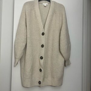 Cozy Cream long Cardigan Sweater